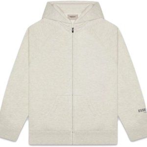 FEAR OF GOD 3D Silicon Applique Full Zip Up Hoodie